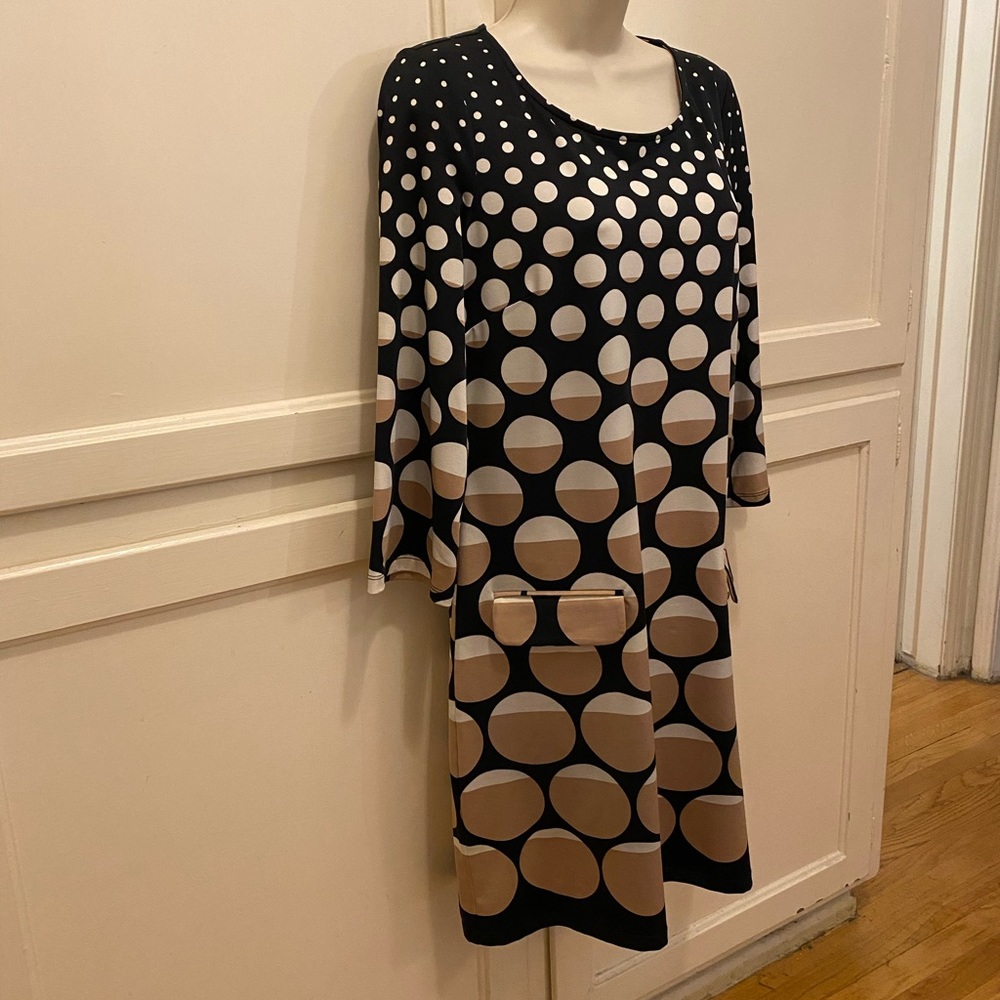 JB by Julie Brown Polka Dot Dress, Large